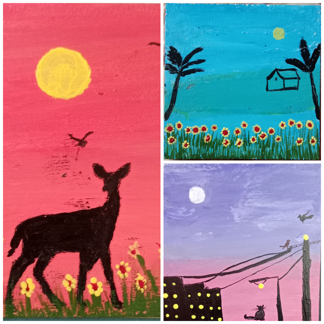 Mini Canvas Art by Jayadeepa